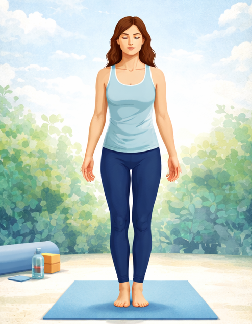 mountain pose yoga for beginners