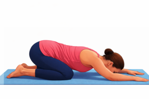 How to perform Child’s Pose (Balasana) step by step