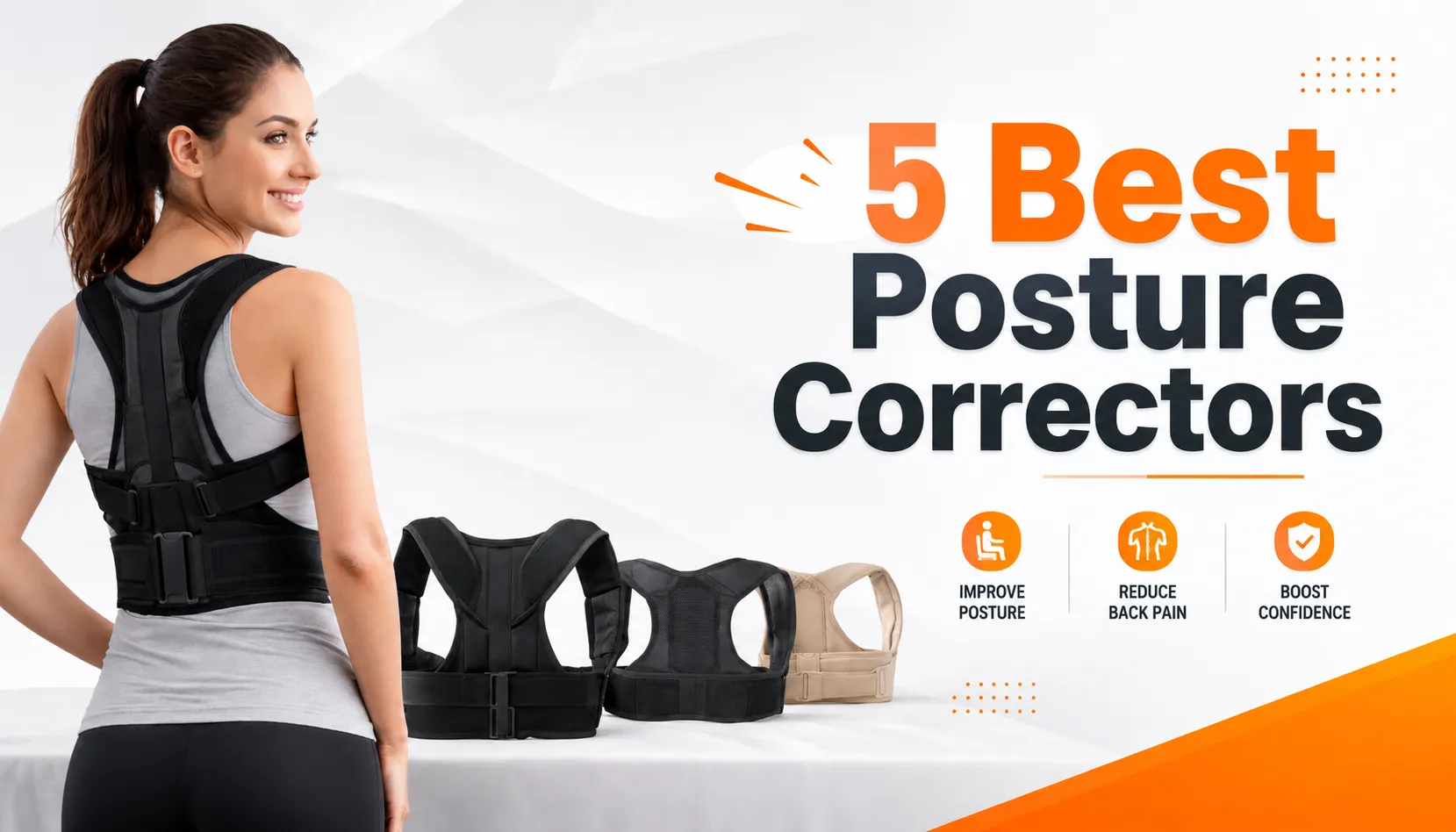 5 best posture correctors for back support and posture improvement