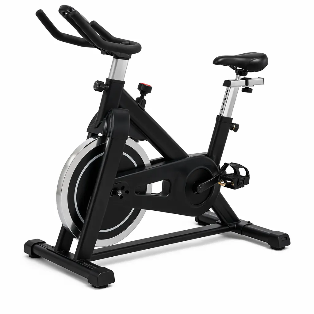 Spin exercise bike for cardio workout