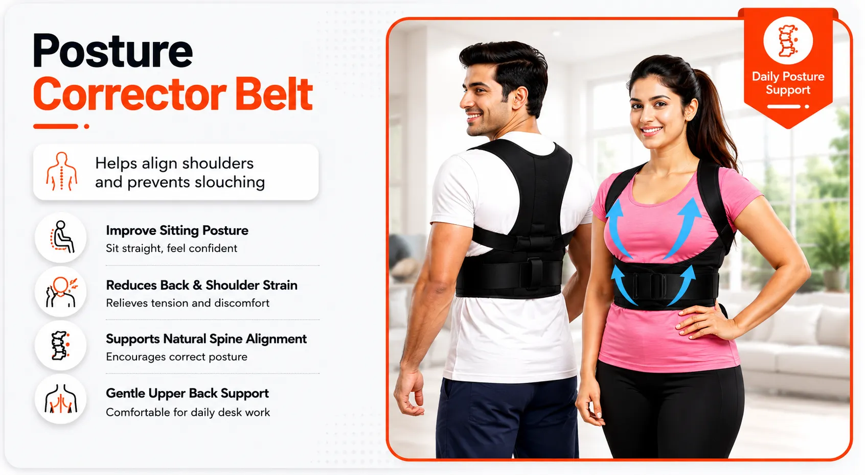 best posture corrector belt in india
