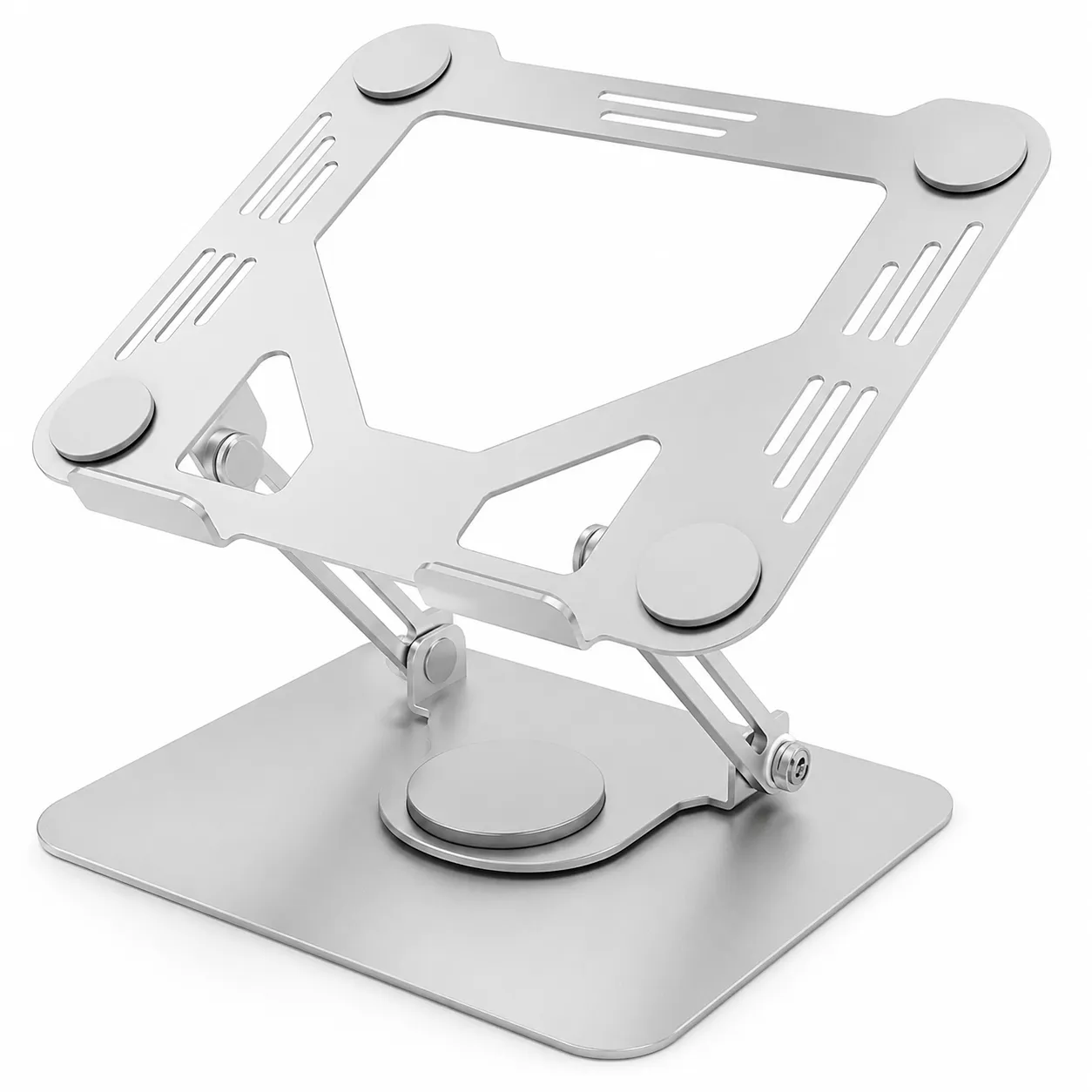 Adjustable laptop stand to improve desk posture and comfort